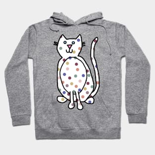 Cute Cat with Balanced Spots Hoodie